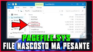 COME ELIMINARE IL FILE quotpagefilesysquot CHE SI NASCONDE SUL DISCO LOCALE C viral guide pc [upl. by Ardnod417]