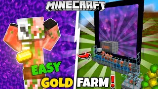 Easiest Gold Xp Farm for Minecraft Bedrock 120 [upl. by Alleyne]