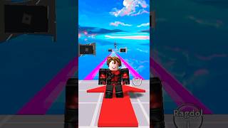 Roblox Deadpool BACON plays glass bridge 🥷🏻🤯 roblox shorts [upl. by Norma]