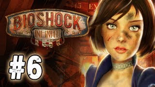 Bioshock Infinite Walkthrough  Part 6 Shotgun Power Ultra Lets Play Commentary [upl. by Anidualc]