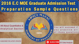 MOE Graduate Admission Test GAT Frequently Asked Questions in GAT in AAU [upl. by Gibb405]