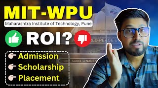 MITWPU Pune Review 👆 Scholarship 🤓Fee😲 Placements💥 [upl. by Richella]