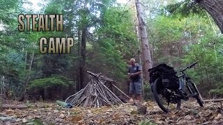 Wild Camp Stealth Overnight  Bike BugOut [upl. by Resay745]