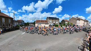 Tour de France féminin 2024 Beuveille  15 août 2024  Vidéo à 360° [upl. by Nikral378]