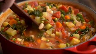 Italian Minestrone Soup Recipe [upl. by Allyce]