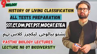 History Of Living Organisms Classification  Matric and Fsc KPK Text Book living species Genus [upl. by Enilra]