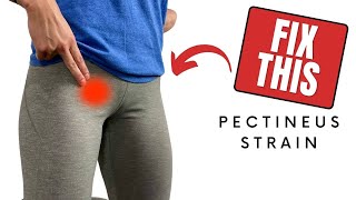 How To Stretch A Pectineus Muscle Strain For Pain Relief [upl. by Assyram]