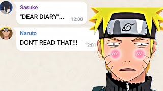 If SASUKE stole NARUTOS DIARY but it gets even worse [upl. by Gasperoni]