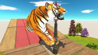 Survive the Dangerous Spike Trap  Animal Revolt Battle Simulator [upl. by Mika]