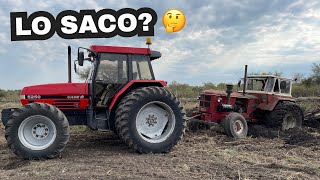 VIAJECITO a SINCHAR un TRACTOR en el BARRO TIENE FUERZA el CASE  Suarez Nico [upl. by Mharba]