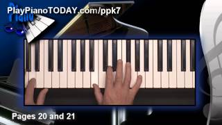 How to play the three most common 7th chords on Piano [upl. by Zandt]