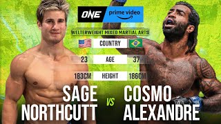 ONEPUNCH KNOCKOUT 👊 Sage Northcutt vs Cosmo Alexandre Was BRUTAL [upl. by Reehsab875]