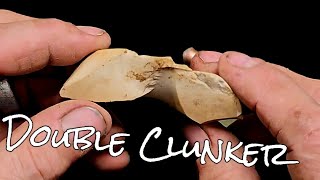 Bifacing Small Clunkers Episode 2 Beginner Flintknapping [upl. by Kellia436]