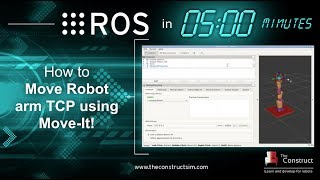 How to Move Robot arm TCP using MoveIt [upl. by Fannie589]