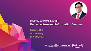 CFA Nov 2024 Level II  Fixed Income  Dr Kyle Wong PhD CFA FRM [upl. by Newmann]