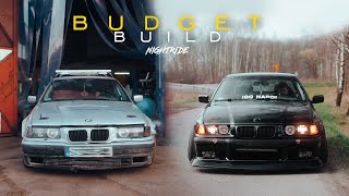 BMW E36 Rebuild in 10 Minutes  2 days project  NIGHTRIDE 4K [upl. by Noirred]