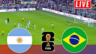 Argentina vs Brazil Live Score Ruslt football  FIFA World Cup Qualifiers  আর্জেন্টিনা বনাম ব্রাজিল [upl. by Airegin]