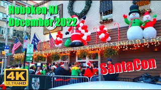 SantaCon Hoboken NJ  New Jersey December 2022  Christmas Edition [upl. by Erek]