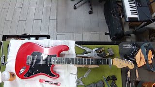 Setting Up A Stratocaster Kit Guitar Part 2 [upl. by Kristo324]