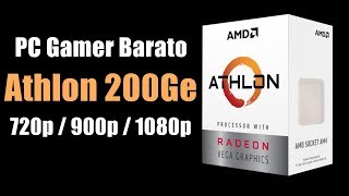 AMD Athlon 200GE VEGA 3 TESTE 9 GAMES [upl. by Eaton]