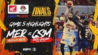 Highlights G5 Meralco vs Ginebra  PBA Governors’ Cup 2019 Finals [upl. by Ahsyt]