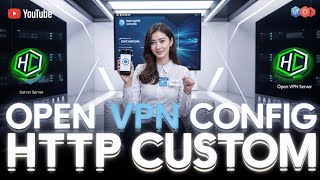 OpenVPN Setup on HTTP Custom App  StepbyStep Guide [upl. by Erlin476]