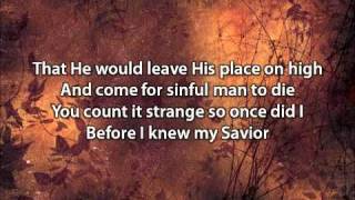 My Savior My God  Aaron Shust with lyrics [upl. by Chuipek]