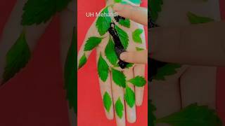 New stylish front hand mehndi design mehndi ka design simple shorts youtubeshorts uhmehandi [upl. by Irita]