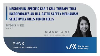 Mesothelinspecific CART Cell Therapy with HLAgated Safety Mechanism Selectively Kills Tumor Cells [upl. by Worra]