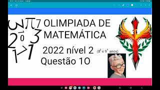 Olimpíada de matemática 2022 nível 2 questão 10 Em uma fila há 21 pessoas atrás de Joana e 24 [upl. by Yttiy]