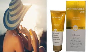 photostable sunscreen gold matte finish Reviewphotostable sunscreen gelphotostablepihubeautytip [upl. by Eal]