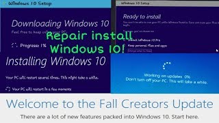 How to repair install Windows 10 [upl. by Akiv]