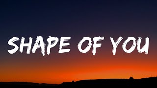 Ed Sheeran  Shape of You Lyrics [upl. by Tawney]