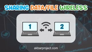 Sharing FileData Menggunakan Wireless Antar Laptop [upl. by Norman582]