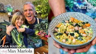 MINESTRA DI VERDURE MISTE e Pasta i BAMBINI la AMERANNO Ricetta di Chef Max Mariola e Mariuccio [upl. by Cida]