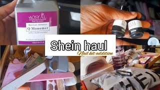 SHEIN HAUL ACRYLIC AND POLY GEL NAIL KIT  Review with me [upl. by Ilrebma]