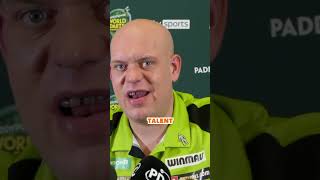 Michael van Gerwen RESPONDS to Luke Littler comparisons 👀 Darts MVG [upl. by Amehsyt]