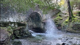 Rock Splashes At Tollymore Forest HUGE Splashes [upl. by Otrebireh]