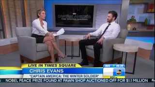 Amy Robach  leggy news reader  Good Morning America March 31 2014 [upl. by Meave897]