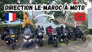 🇫🇷 DIRECTION LE MAROC 🇲🇦 A MOTO  Prt 12  Sète  Tanger Med [upl. by Nolitta]