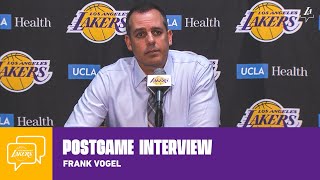 Lakers Postgame Frank Vogel 11819 [upl. by Hazelton914]