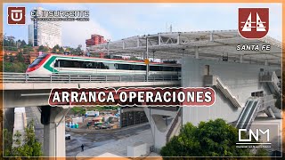 Día histórico para el Tren El Insurgente llegan los primeros trenes a la estación Santa Fe CDMX [upl. by Adnale]