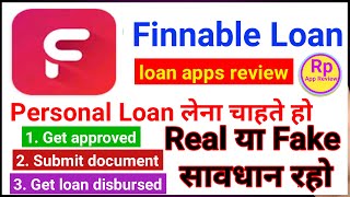 finnable loan app review  finnable loan kaise le  finnable loan apply kaise kare  finnable loan [upl. by Aicsila]