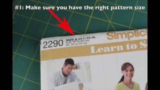 Beginner Sewing Series Part 1 Simplicity Pattern 2290 [upl. by Annaear]