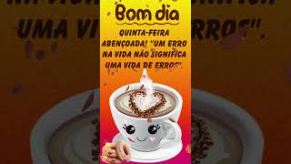 Mensagem de Bom Dia Abençoada Quinta Feira [upl. by Assyl]