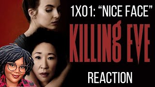 Killing Eve 1x01 quotNice Facequot First Time Reaction [upl. by Beckman]