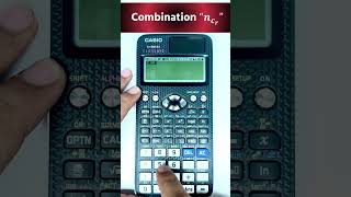 How to Find Combinations on a Casio Scientific Calculator [upl. by Wilek]