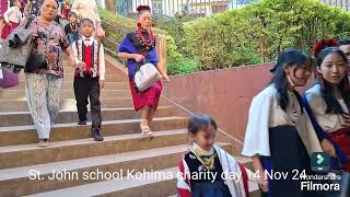 St John school Kohima charity day 14 Nov 24 [upl. by Medovich124]