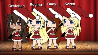 Jingle Bell Rock Mean GirlsGacha LifeAudrey Anime [upl. by Jochebed866]