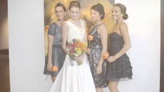 Tara LaTour Wedding Dress amp Bridal Party in Blue Modcloth Bridesmaid Dresses Video  mywedding [upl. by Sansbury]